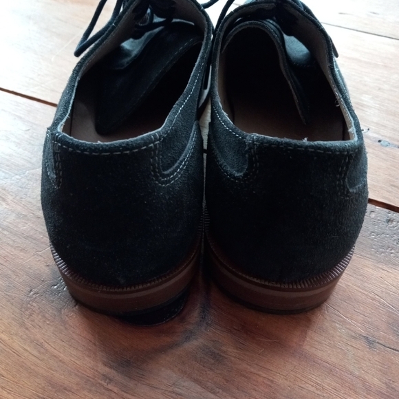 Men’s Banana Republic Mens Suede Leather Oxford Dress Shoe Gray Sz US 9M - Picture 3 of 7